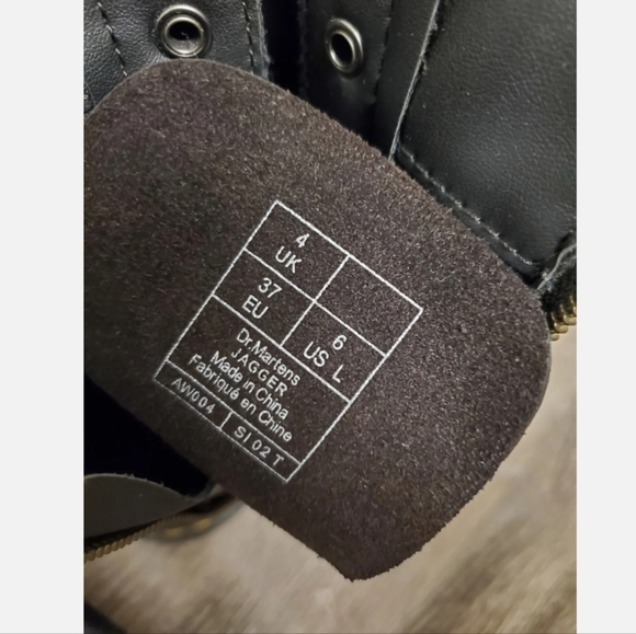 💥SOLD Dr Martens Jagger Quad Black Platform Boots Womens 6 EUC - Picture 13 of 13